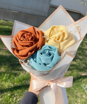 Elegant Georget Hijab Bouquet