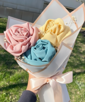 Elegant Georget Hijab Bouquet
