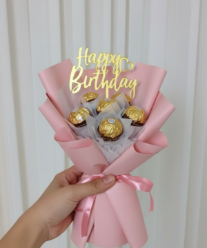 Alternative view of Handmade Ferrero Rocher Chocolate Bouquet