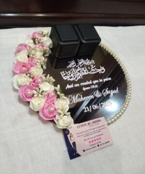 Luxury Floral Enagagement Ring Platter