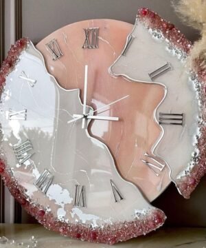 Luxury Geode Resin Wall Clock