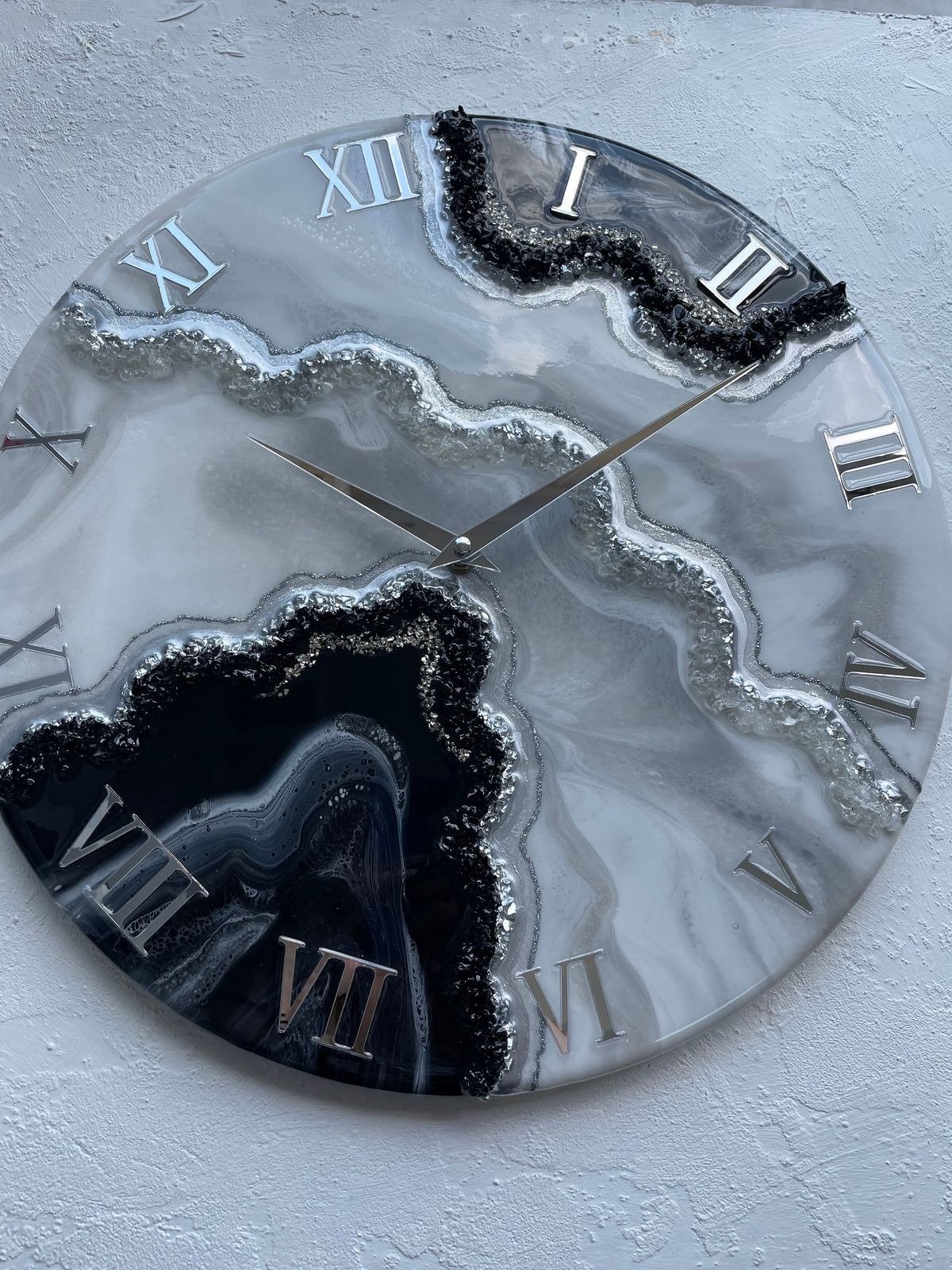 Premium Geode Resin Wall Clock
