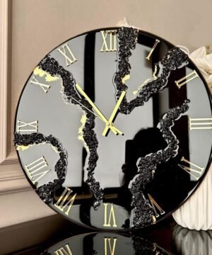 Elegant Marble Resin Wall Clock
