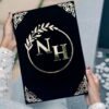 Elegant Personalized Velvet Nikkah Nama Booklet