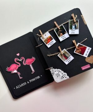 Handmade Personalized Memory Scrapbook – 8x8 Inches