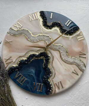 Premium Geode Resin Wall Clock