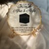 Personalized Golden Umrah Mubarak Resin Frame