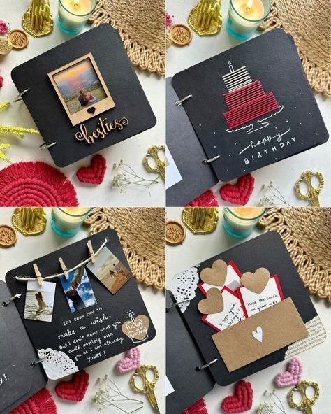 Handmade Personalized Memory Scrapbook – 8x8 Inches