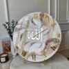 Luxury Islamic Resin Wall Clock with Allah Calligraphy