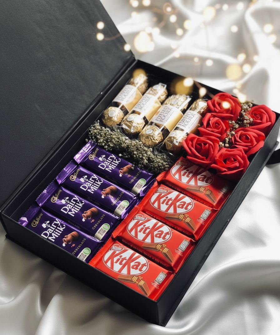 Chocolate & Rose Gift Box