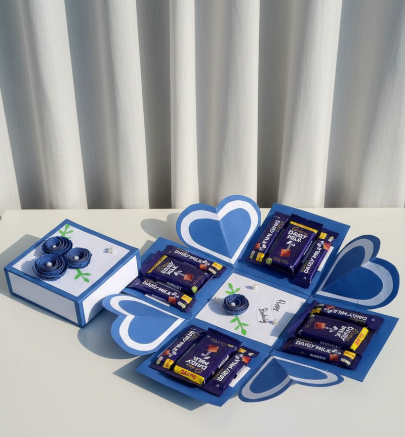 Personalized Dairy Milk Chocolate Explosion Gift Box