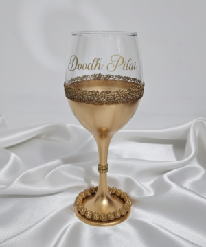 Elegance Doodh Pilai Glass for Pakistani Wedding