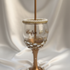 Customized Doodh Pilai Glass in Golden With Names