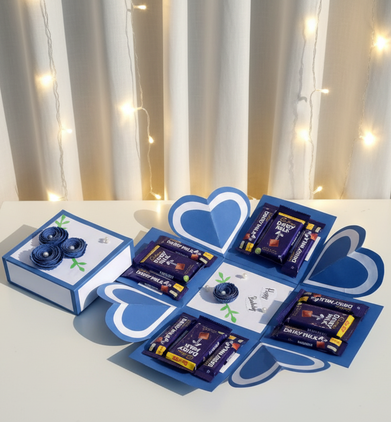 Personalized Dairy Milk Chocolate Explosion Gift Box