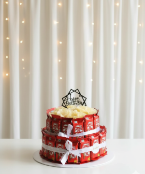 Two Tier KitKat Chocolate Tower Gift