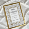 Luxury Nikkah Nama Certificate Frame