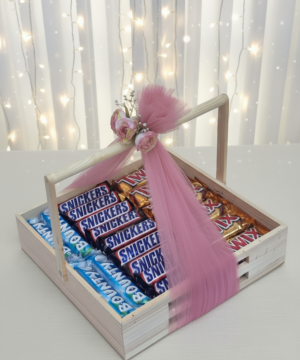 Luxury Wooden Assorted Chocolate Basket