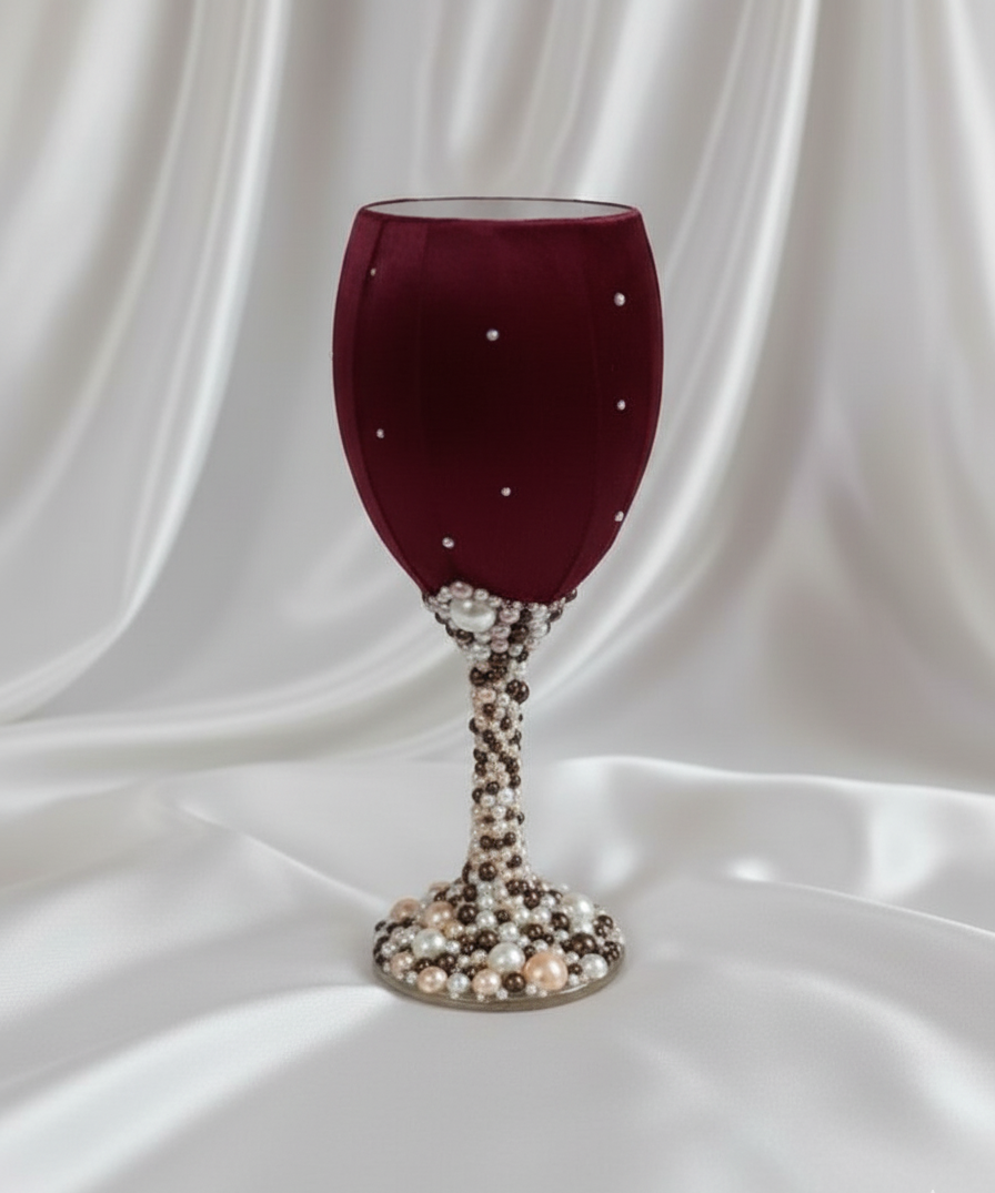 Royal Doodh Pilai Glass with Embellishments