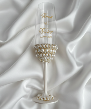 Pearl Doodh Pilai Glass personalized with Names