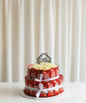 Two Tier KitKat Chocolate Tower Gift