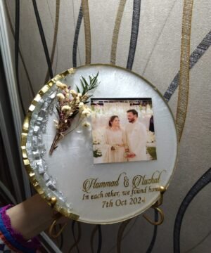 Personalized Couple Photo Resin Frame