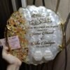 Golden Pearl Resin Handmade Engagement Ring Platter