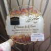 Customized Rosey Umrah Mubarak Resin Frame