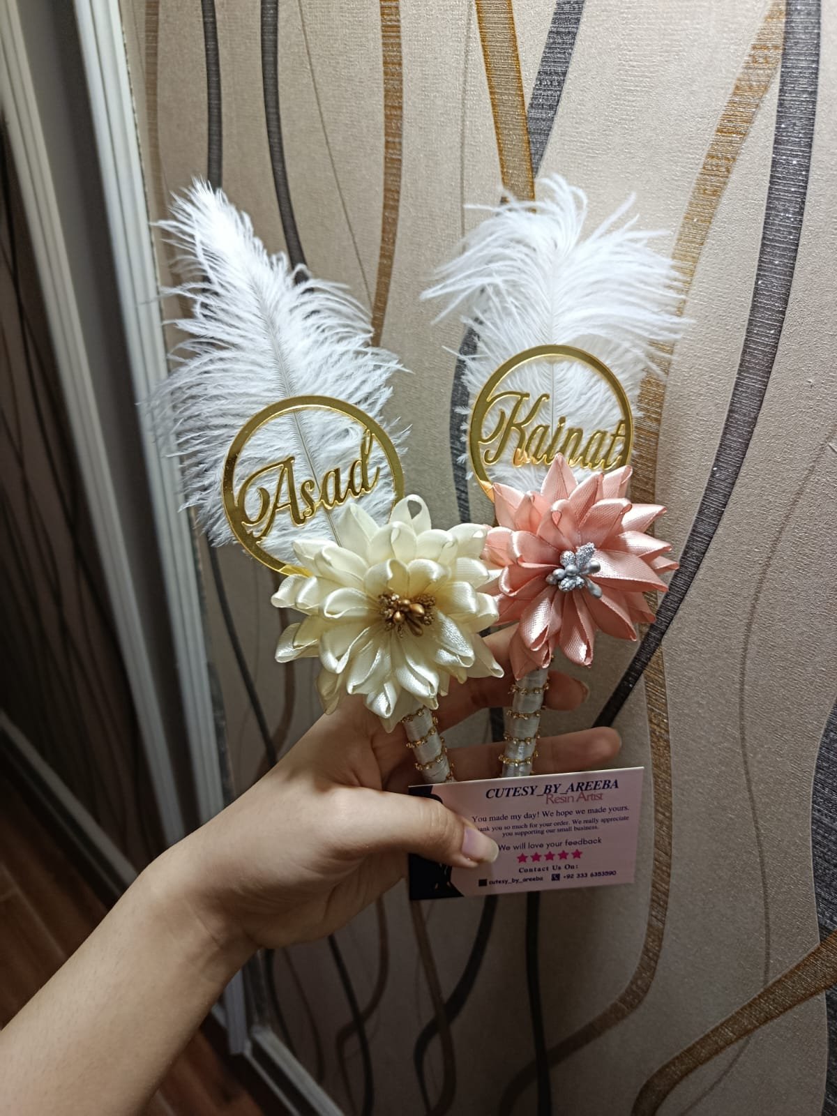 Dreamy Couple Nikkah Pens Personalized - Set of 2 Pens