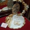 Personalized Hanging Floral Resin Engagement Platter