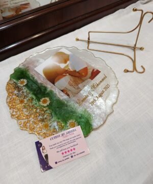 Golden Daisy Personalized Resin Photo Frame