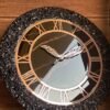 Luxury Crystal Edge Resin Wall Clock