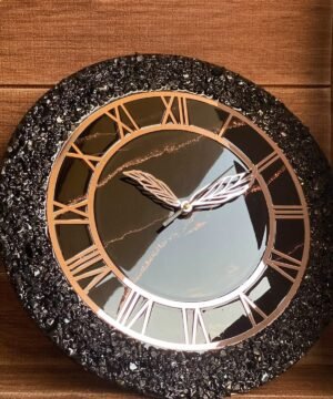 Luxury Crystal Edge Resin Wall Clock