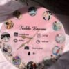 Personalized Baby Photo Resin Wall Clock with Birth Details