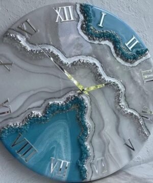 Premium Geode Resin Wall Clock