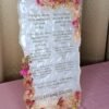 Personalized Floral Resin Message Frame