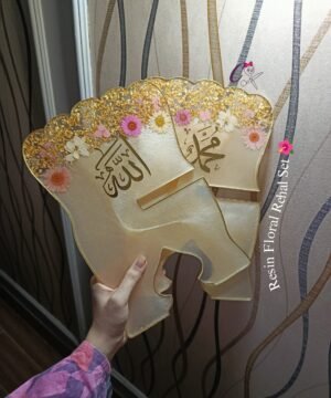 Premium Resin Floral Rehal Set