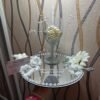 Personalised Floral Mirror Doodh Pilai Glass