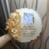 Personalized Hajj Mubarak Resin Photo Frame