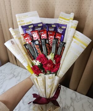 Personalized Chocolate Bouquet Gift Hamper